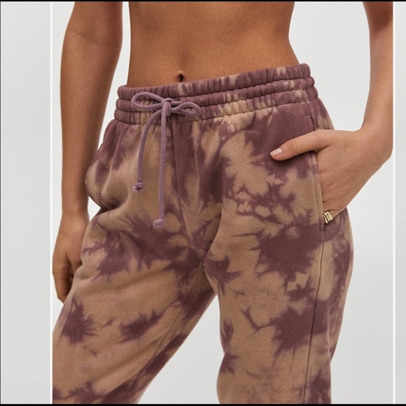 Bundle of 2 TNA ARITZIA Boyfriend Sweatpants | Tie Dye & Blue | Classic Fleece M - Picture 3 of 16